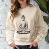 Beautiful Buddha SVG Clip Art Design A stylized illustration of the Buddha in a meditative pose, suitable for vector art and digital design.