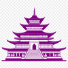 Ornate Buddhist Design Vector Illustrative vector design of a traditional Buddhist temple with ornate details