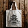 Sacred Sanctuary in Nature A Buddhist temple in a serene natural setting.
