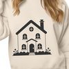 Simple House SVG Illustration SVG illustration of a single-family home with a simple design.