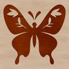 Butterfly Design with Intricate Patterns A colorful illustration of a butterfly with intricate details and patterns.