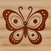 Beautiful Winged Friend Illustration A colorful illustration of a butterfly in mid-flight, suitable for vector art designs.