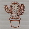 Cactus Garden Vector Art Vector illustration of a common garden cactus species.