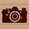 Photography Emblem SVG Download Illustrated camera icon for photography enthusiasts and graphic designers.