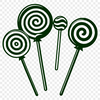 A colorful illustration of a lollipop, suitable as clip art for various designs and projects.