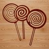 Vector Candy Icon A stylized vector graphic representation of a sweet treat often given to children.