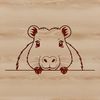 A detailed illustration of a capybara, depicted in a vector format for easy editing and customization.