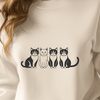 Free Cat Vector Graphic A detailed illustration of a domesticated feline animal, suitable for use in vector graphics designs.