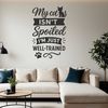 Whimsical Cat Quotes Illustration A collection of funny quotes about cats in a simple, vector design.