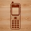 Mobile Phone Vector Art Design Illustrated mobile phone design for vector art and cutting machine projects.