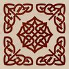 A traditional Celtic design featuring intricate patterns and shapes, ideal for craft projects or digital art.