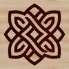 A detailed, ornate design featuring intricate Celtic patterns.