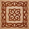 Ornate Celtic knot pattern design suitable for cutting machines like Cricut or laser cutters.