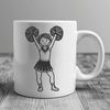 Free Vector Cheerleading Graphic A vector graphic illustration of a female cheerleader in athletic attire.