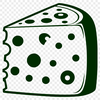 A high-quality vector illustration of a cheese with intricate details.