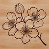 Gorgeous Cherry Blossom Illustration Illustrated cherry blossom flower design in vector format.