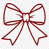 Colorful Gift Ribbon Decoration A colorful ribbon bow used as a gift decoration on a present.