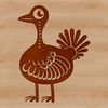 Beautiful Turkey Graphic An SVG vector graphic design of a turkey, suitable for use in various contexts including commercial and personal projects.
