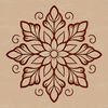 Beautiful Vector Snowflake A delicate, intricate snowflake design in vector format, ideal for digital applications.