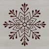 White Snowflake Clip Art Vector A delicate white snowflake with intricate edges, suitable for vector design projects.