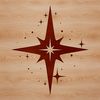 Free Star Clip Art SVG File An abstract star design created in vector format for digital applications.