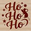 A collection of Christmas quotes and phrases in a playful, cursive font.