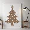 Free vector Christmas tree illustration for commercial use in various designs.