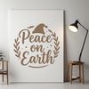 A collection of inspirational Christmas quotes emphasizing the importance of peace on earth.