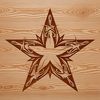 Beautiful Star Vector Clip Art A stylized 5-pointed star in vector format.