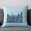 Cityscape Design Template City skyline illustration in vector format, suitable for cutting machines and stencils.