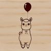 Adorable Andean Alpaca Graphic An SVG graphic representation of a popular farm animal from the Andes region.