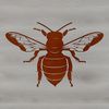 Gardening Bee Design A realistic illustration of a bee, suitable for gardening and outdoor design projects.