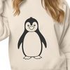 Colorful Penguin Silhouette A simple vector design of a penguin in a neutral color scheme.