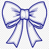 Beautiful Red Bow Decoration A red ribbon bow tied with a festive touch, suitable for Christmas or birthday gift decorations.