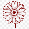 Beautiful Daisy SVG Icon A high-resolution illustration of a daisy flower in vector format.