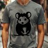 Stylized Cartoon Possum Illustration A stylized illustration of a possum in a cartoon style.