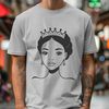 Illustrative princess character created as a digital vector design for personal or commercial projects.