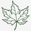 Beautiful Free Vector Leaf Clip Art A single leaf with smooth edges, ideal for vector design and cutting machine projects.
