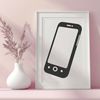 Beautiful Smartphone Vector Art A modern smartphone with sleek design, ideal for vector art projects.