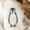 Cute Bird Figure in Vector Format Illustrated penguin animal figure created in vector art format.