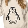 A free-standing penguin illustration in vector format.