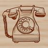 Clean Line Telephone Illustration SVG SVG illustration of a telephone with clean lines and minimal details