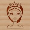 A high-quality digital illustration of a young female princess in a fantasy setting.