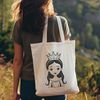 A young female princess character designed as vector art for digital use.