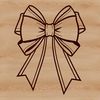 Free Vector Bow Graphics A simple bow made up of curved lines and shapes, suitable for graphic design projects.