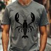 Free Lobster SVG Clip Art Design A detailed illustration of a lobster, ideal for crafting and design projects.