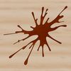 Colorful Splat Design SVG A colorful splat shape made up of squiggly lines and dots in a digital vector format.