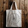 High-Quality Vector Artwork High-resolution SVG design of a delicate spider web with intricate patterns.