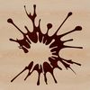 Colorful Splatter Shape Icon A colorful splat shape made up of rounded shapes, resembling slimy paint or ink.