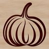 Vibrant Squash Illustration for Digital Use An SVG vector graphic representation of a pumpkin or squash fruit, suitable for digital use and various applications.